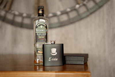 Personalised Hip Flask With Engraved Gift Box