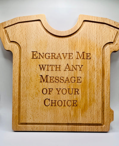 Personalised T-Shirt Chopping Board