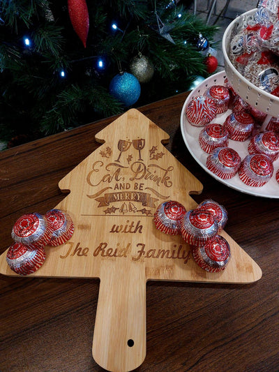 Personalised Christmas Tree Board