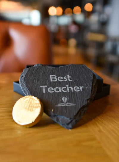 Personalised Slate Heart Coaster