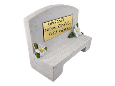 Small Memorial Grave Bench