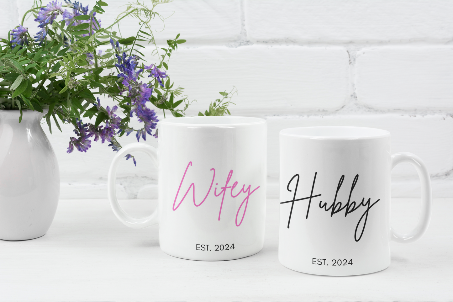 Hubby Wifey Mug Set